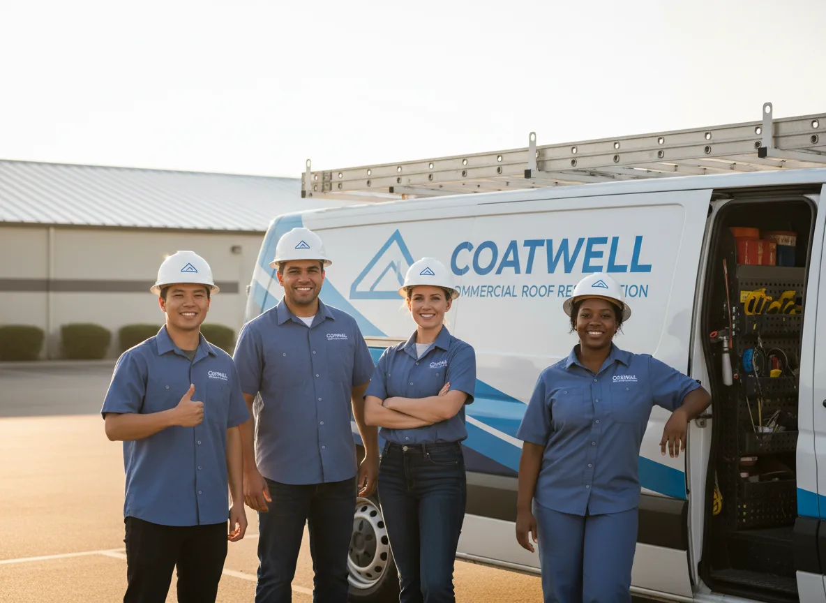 Commercial roof coating company in Clifton, VA